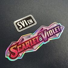 Pokemon Binder Stickers - All Scarlet & Violet - Inc Set Symbol - You Choose picture