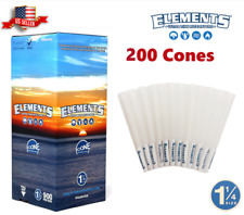 Elements Ultra Thin Rice Cones 1 1/4 Size 200 Pack & Fast Shipping picture