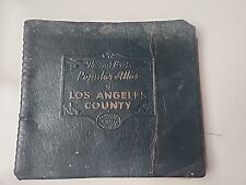 Thomas Bros. Popular Atlas Of Los Angles County Complete Street Information 1956 picture