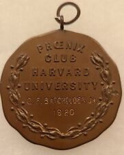 Harvard University Pheonix Club Medal picture