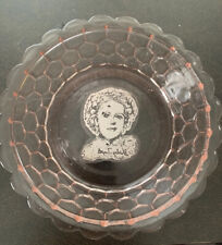 Pink Shirley Temple Bowl From the Breakfast Set Vintage Give Away Signature picture