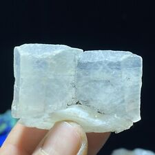 63g Natural White Translucent Columnar Calcite Mineral Specimen picture