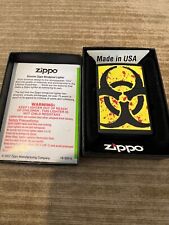 New Zippo Butane Lighter with official Bio-Hazard sign in color 1815970e USA picture