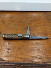 Vintage Griffon XX B'PORT CT Very OLD Wood Handle JACK KNIFE Smaller Blade  picture