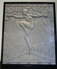 Contemporary True Canvas Art Deco Print - Dancing Goddess - 20 x 24 in 3D Effect picture