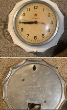 Vintage General Electric Metal Clock  Model 2F02 Wall Art Deco 8X8  picture