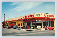 1950'S. AUTO MART. SANTA ROSA, CA. POSTCARD EE19 picture