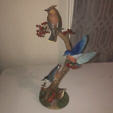 The Danbury Mint Autumn Symphony Song Bird Bob Guge Sculpture Figurine 16