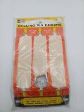 VINTAGE WECOLITE ROLLING PIN COVERS (PACK OF 3) NON-STICK KNITTED NO. 5203 picture