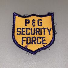 Vintage P & G Security Force Patch picture