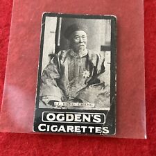 1901 1902 Ogden’s Tabs LI HUNG CHANG / Chinese Statesman Tobacco Card   G Cond. picture