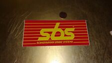 SBS Sticker / Decal   ORIGINAL OLD STOCK picture