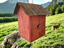 Rustic Handmade Birdhouse, Cabin Decor, Hanging Birdhouse, Hunter Gift, Bullet picture