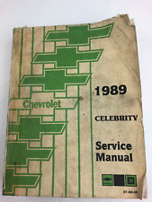 Genuine GM 1989 CHEVROLET CELEBRITY FACTORY SERVICE / SHOP MANUAL picture