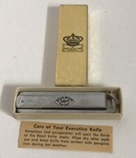 Vintage Executive Line USA Folding Pocket Knife w/ Box Butler Brands Paper  picture