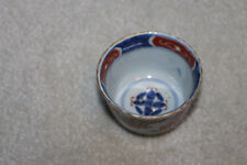 Chinese/Japanese Antique porcelain Wucai/Imari small bowl/cup: 3-1/2