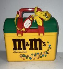 1998 Mars M&M’s lunch box With Thermos Complete HTF Set. Great Condition picture
