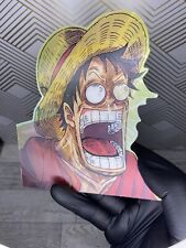 One Piece Luffy Zoro Sanji 3D Lenticular Motion Car Sticker Decal Peeker picture