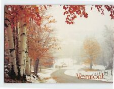 Postcard Changing Seasons Sugar House Reading Vermont USA picture