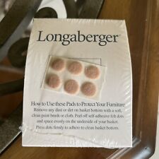 NIP 12-Pack Longaberger Protective Felt Discs/Dots (72 Felt Dots) picture
