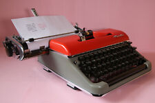 Vintage Olympia SM3 red-grey coloured excellent cond w case 1953 picture