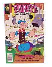 POPEYE THE SAILOR THE PLOT TO KILL POPEYE VINTAGE WHITMAN COMIC BOOK 1980 NO 156 picture