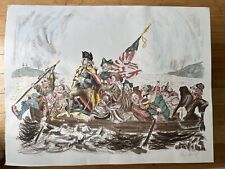 Richard Nixon 1973 Political Print Signed By Wayne Howell  “Ship of Fools” picture