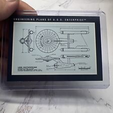 1991 STAR TREK Plans Of U.S.S. Enterprise Trading Card #251 Paramount Pictures picture