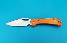 Buck USA 726 Mini Spitfire Orange Plain Edge Lockback Folding Pocket Knife picture