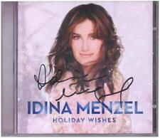 Idina Menzel Autographed Holiday Wishes CD Album JSA picture