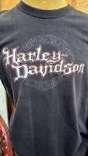 Vtg '02 Harley Davidson T-Shirt- Dealer Lance's Mansfield, PA Sleeveless Mn's XL picture