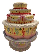 Partylite Birthday Cake Candle Holder 7” picture