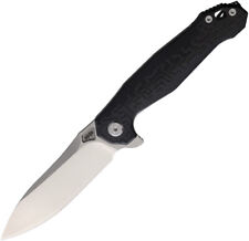 Brous Blades Bygones Linerlock Black G10 Folding Satin D2 Steel Pocket Knife 277 picture