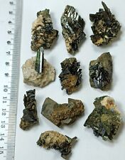 Aegirine Shiny Clusters Specimens, member of the clinopyroxene group. 10 pieces picture