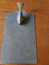 Vintage Brass Whale Clipboard picture