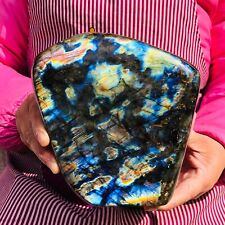 6.4LB Natural Labrador Moonstone Quartz Crystal Free Form Mineral Specimen 591 picture