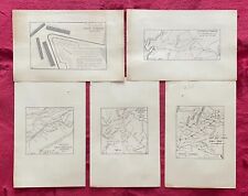 79TH NY VOLUNTEERS CIVIL WAR CAMPAIGN MAPS - PLAN OF ATTACK FT. SANDERS & OTHERS picture