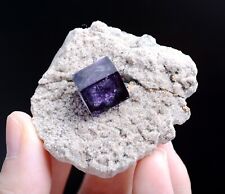 44g Natural Phantom Window Purple FLUORITE Mineral Specimen/Yaogangxian  China picture