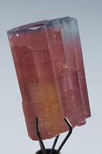 Tri Color Charming Unique Shape Tourmaline 12.35 ct Natural Crystal Afghani picture