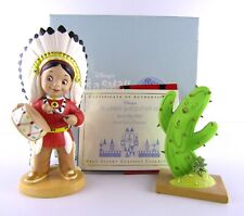 Disney WDCC Small World, United States Little Big Chief and Cactus w Box and COA picture
