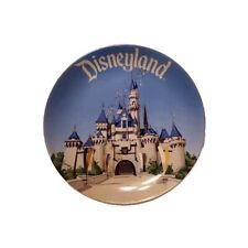 Vintage Disneyland Sleeping Beauty Castle Small Plate Souvenir  Disney 4'' Japan picture