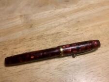 Vintage Wahl Oxford EVERSHARP Red Marbleized Fountain Pen 4 3/4