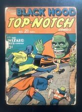 (1941) TOP NOTCH COMICS #21 Affordable Golden Age Black Hood picture