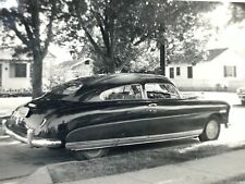 (AmI) FOUND Photo Photograph Snapshot 1953 Hudson Old Car Artistic 1950's  B&W picture
