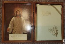 Holy Bible Concordance 1958 Memorial Edition In Wooden Cedar Box Used Clean picture