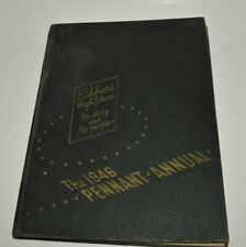 Nice Vintage 1946 Elkhart High School Indiana Yearbook Rare Great Ads picture