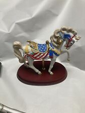 1991 Lenox Pride of America Carousel Horse Porcelain Figurine picture