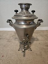 Antique Soviet Wood Fired Samovar Carbon Ethnic Russian USSR Soviet picture