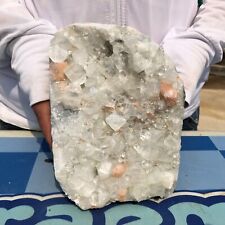 4.7 LB Natural White Calcite Quartz Crystal Cluster Mineral Specimen Healing picture