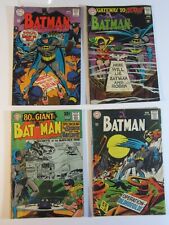 Batman 4 Issue Run #201 202 203 & 204  GD  DC Comics Lot picture
